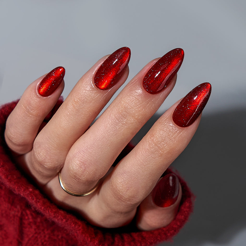 Fixon glitter press-on nails for elegant manicure