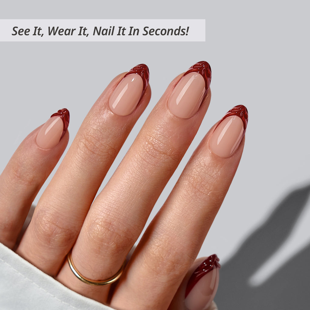 Fixon luxury press-on nails for effortless manicure