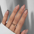 Fixon elegant press-on nails worn on hand 