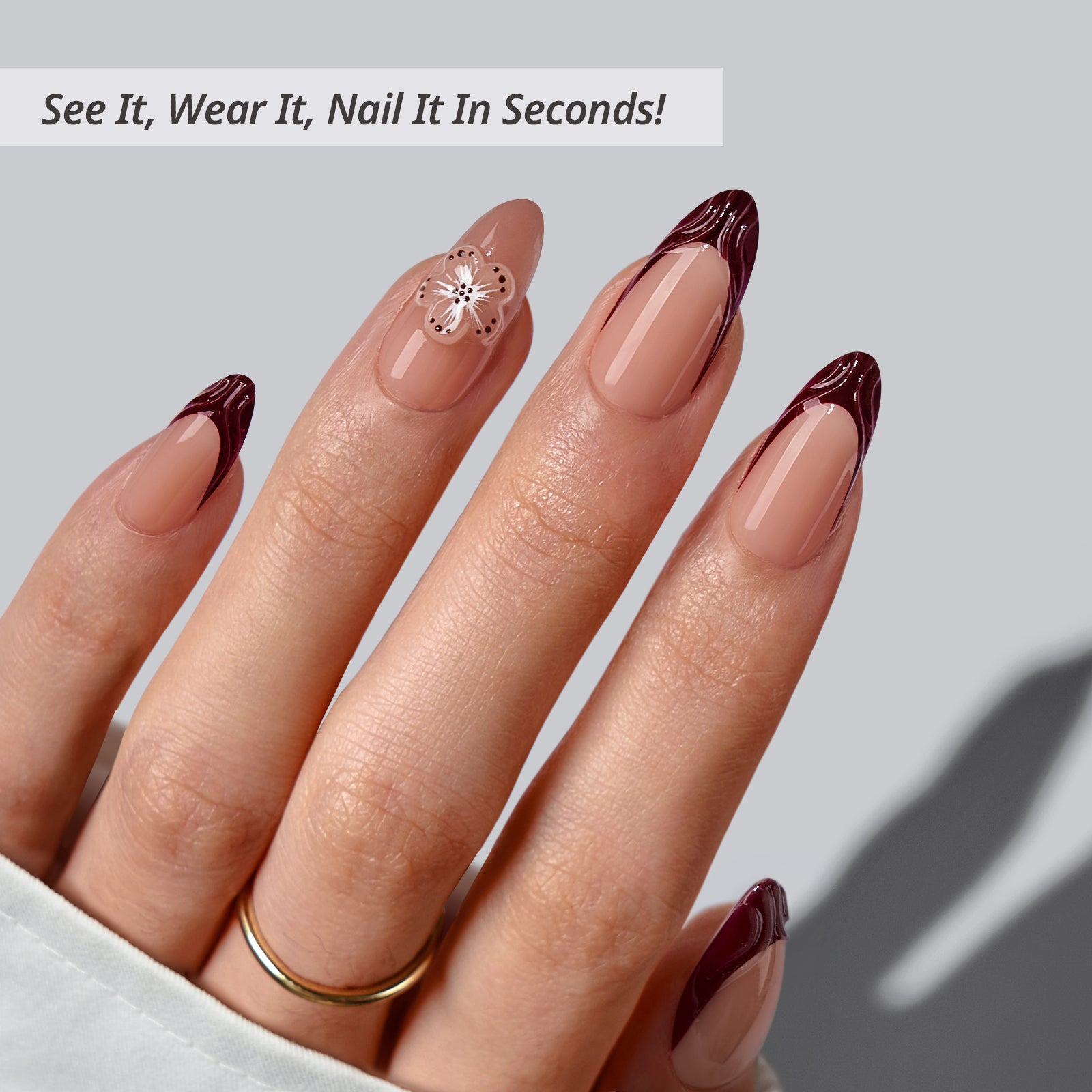 Rosewood Almond Nails-XCOATPRESS
