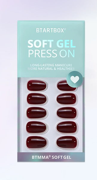 Coffe Bean Oval Nails-Soft Gel Press On