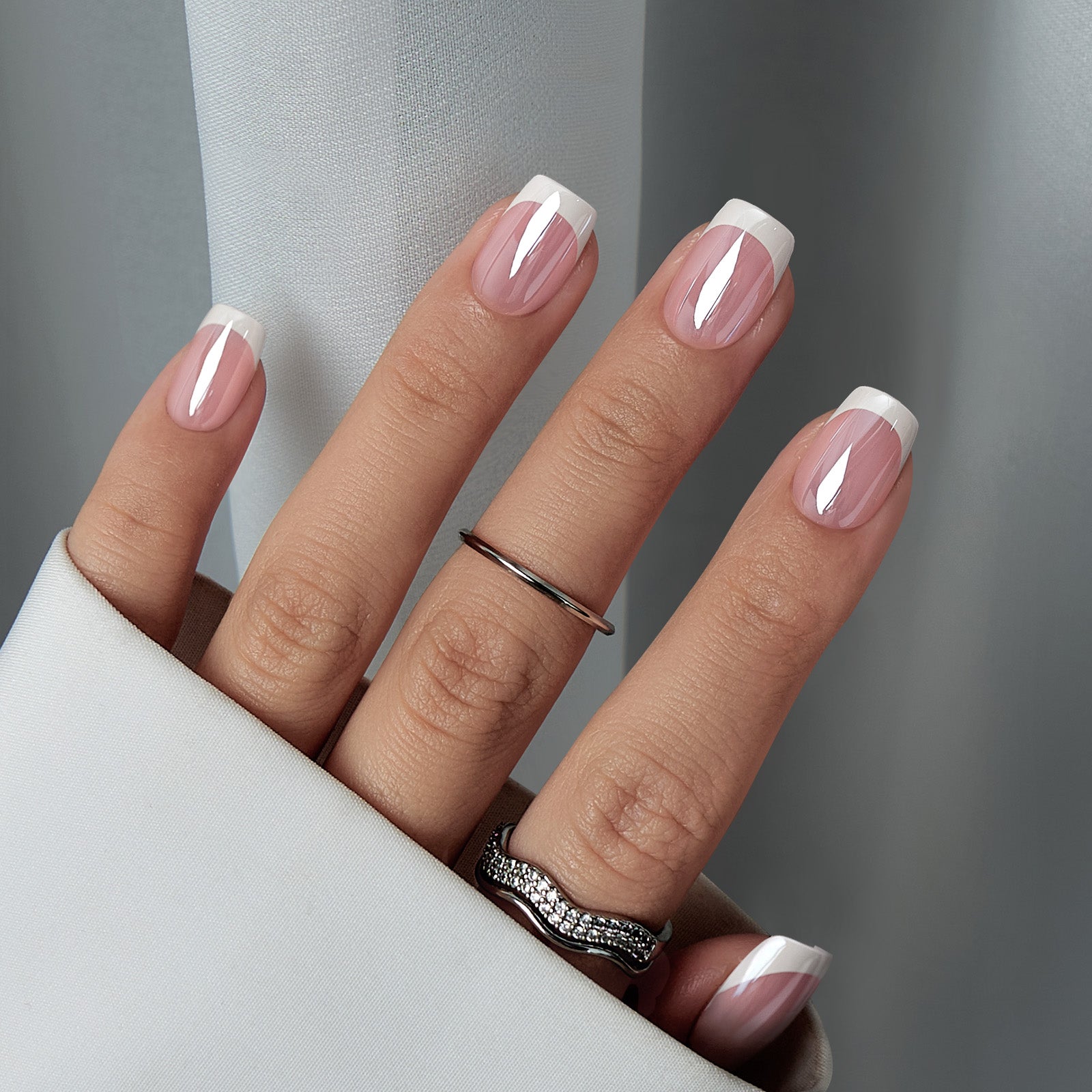 Be Elegant Short Square Nails-Soft  Gel Press