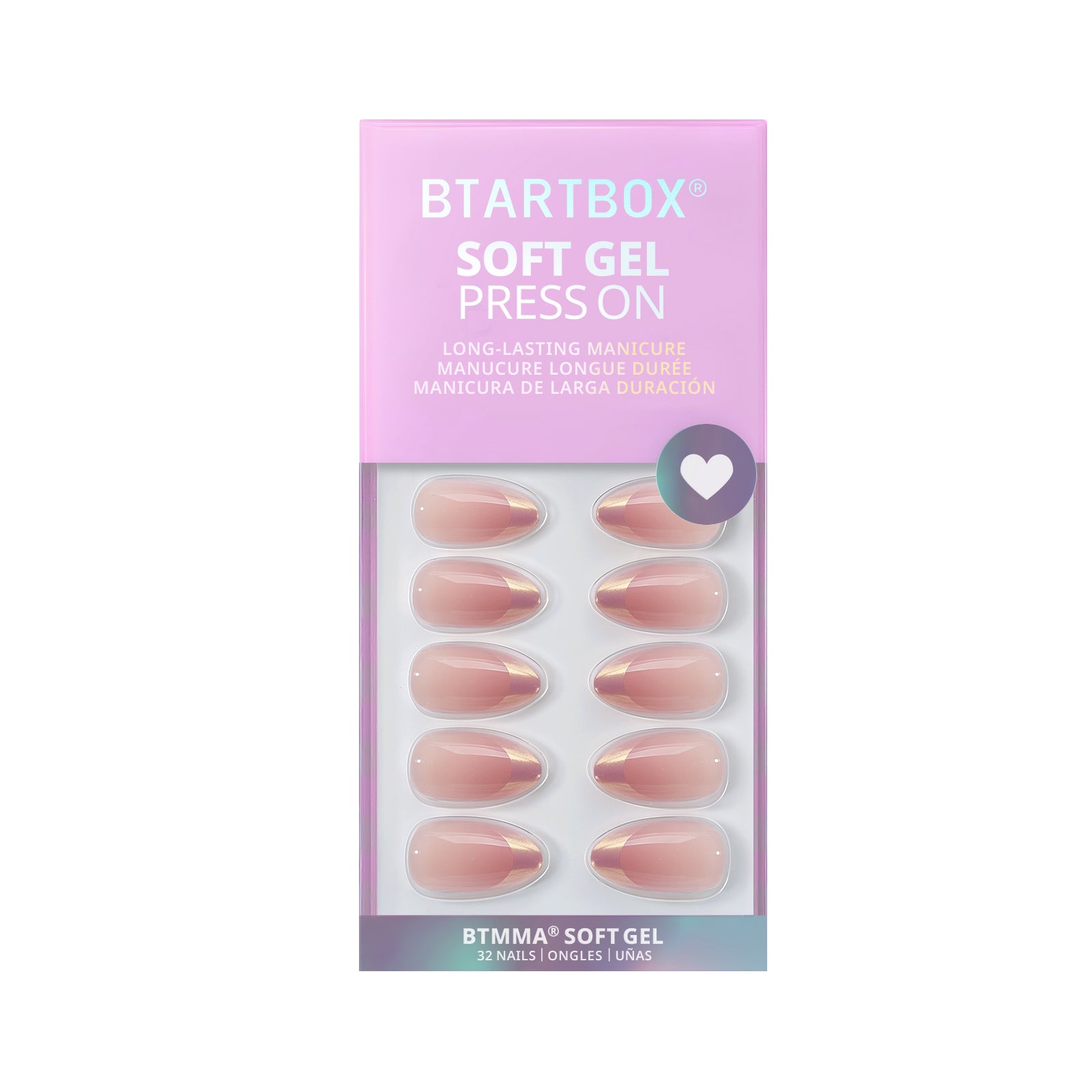 Coastal Glow Almond Nails-Soft Gel Press On