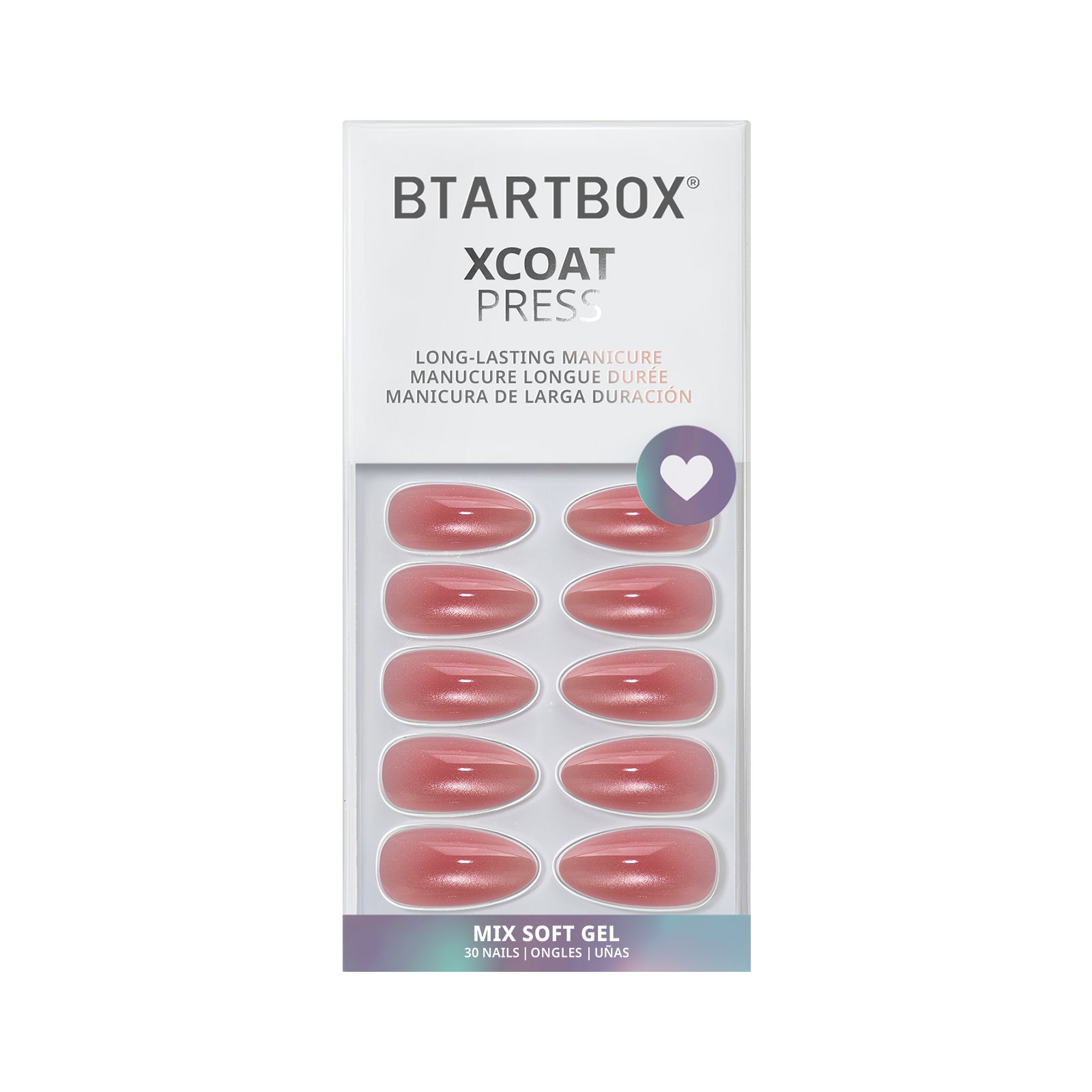 Pink Hypnotic Almond Nails- XCOATPRESS