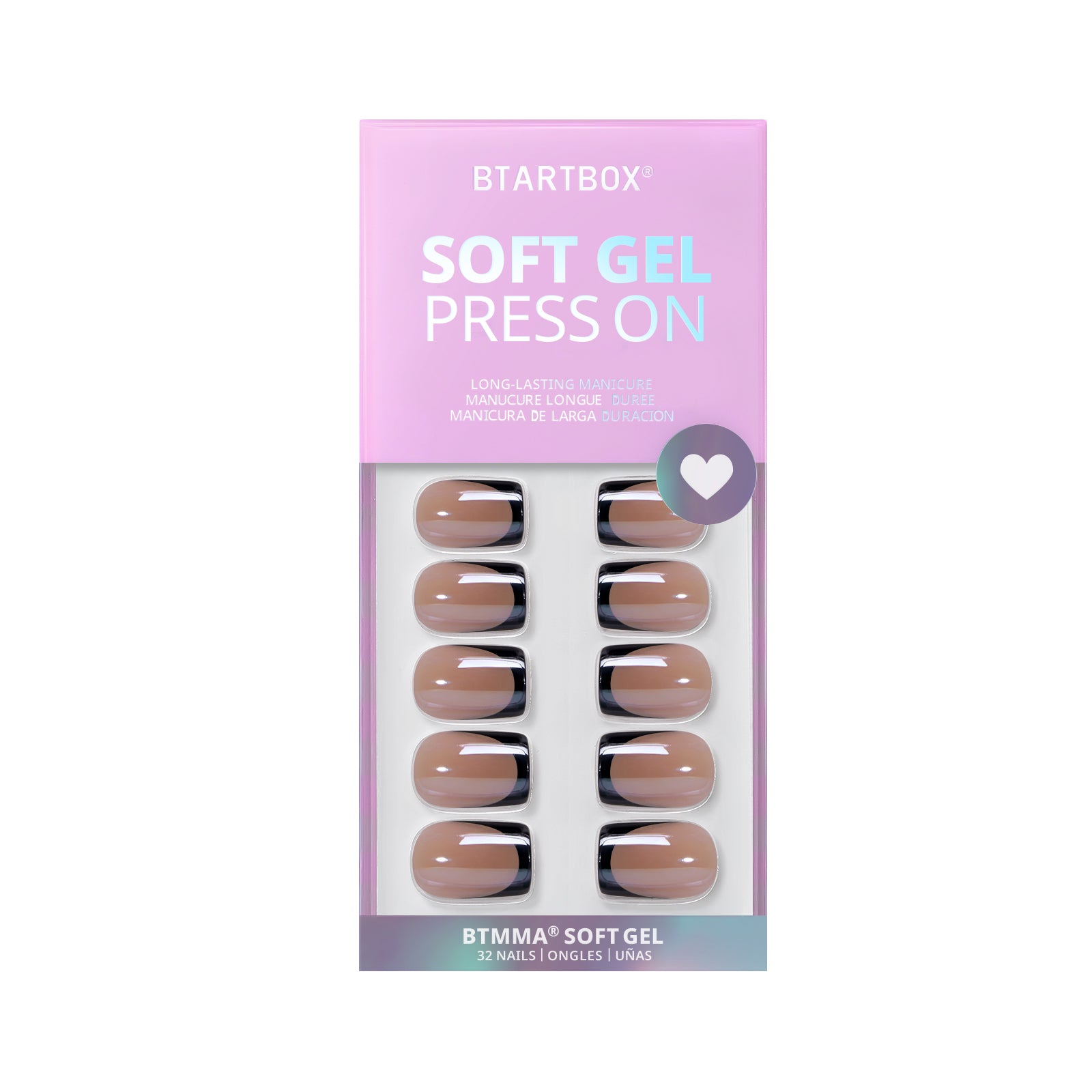 Braveheart Short Square Nails-Soft Gel Press On
