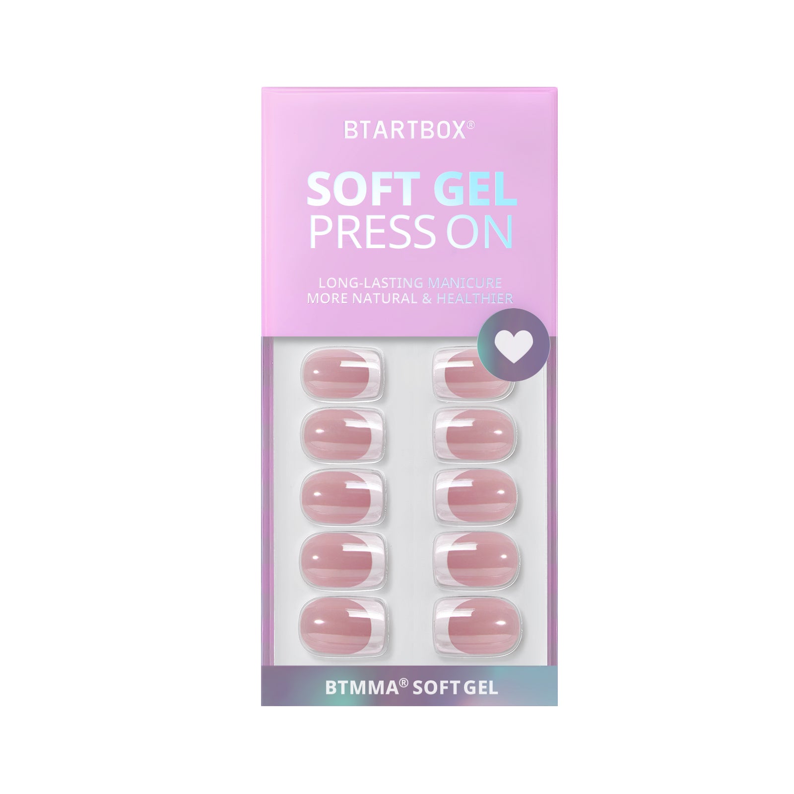 Be Elegant Short Square Nails-Soft  Gel Press
